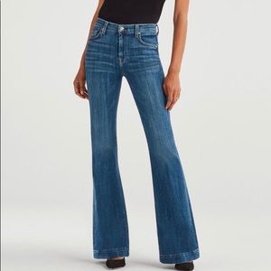 7 for all mankind flared jeans